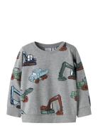 Nmmnenean Ls Swe Bru Pb Tops Sweatshirts & Hoodies Sweatshirts Grey Na...