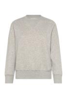 Raglan Crew Sws Tops Sweatshirts & Hoodies Sweatshirts Grey Lee Jeans