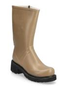 Rub47Zip Gummistøvler Sko Beige Ilse Jacobsen