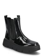Chelsea Shoes Boots Ankle Boots Ankle Boots Flat Heel Black Gabor