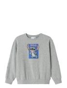Nkfakira Stitch Rlx Sweat Bru Wdi Tops Sweatshirts & Hoodies Sweatshir...