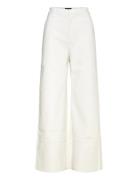 Marlowe Pu Wide Leg Pant Bottoms Trousers Wide Leg White Bardot