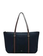 Shopper Bag With Double Handle Shopper Taske Navy Mango