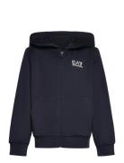 Sweatshirt Tops Sweatshirts & Hoodies Hoodies Navy EA7