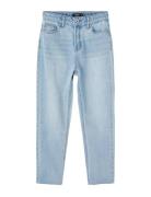 Nlfraven Dnmizza Hw Ankle Pant Bottoms Jeans Loose Jeans Blue LMTD