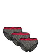 Triplet Brief Lace Trusser, Tanga Briefs Multi/patterned HUGO