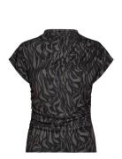 Zaria Zina Jersey Top Tops T-shirts & Tops Short-sleeved Khaki Green F...