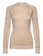 Smekker Ls Sport Base Layer Tops Beige Kari Traa