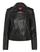 Lujana Læderjakke Skindjakke Black HUGO