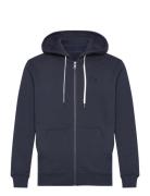 Full Zip Logo Hoodie Tops Sweatshirts & Hoodies Hoodies Navy Scotch & ...