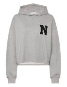 Lewanna Sweatshirt Tops Sweatshirts & Hoodies Hoodies Grey Noella