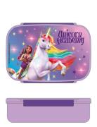 Unicorn Academy Lunch Box Home Meal Time Lunch Boxes Multi/patterned E...