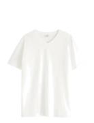 T Shirt V Neck Tops T-Kortærmet Skjorte White Lindex