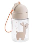 Straw Bottle Celebration Sand 280 Ml Home Meal Time Beige D By Deer