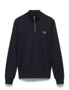 Half Zip Sweatshirt Tops Sweatshirts & Hoodies Sweatshirts Blue Fred P...
