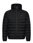 Hooded Insulated Jacket Foret Jakke Black Fred Perry