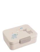 Lunch Box W/Divider Celebration Sand Home Meal Time Lunch Boxes Beige ...