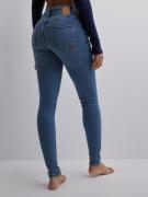 Pieces - Skinny jeans - Medium Blue Denim - Pcdana Mw Skinny Jeans MB4...