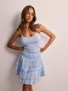 Neo Noir - Mininederdele - Light Blue - Kenia S Voile Skirt - Nederdel...