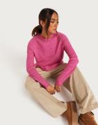 Pieces - Pink - Pcjuliana Ls O-Neck Knit Noos Bc