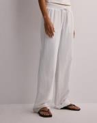 Nelly - Hvid - Low Waist Linen Pants