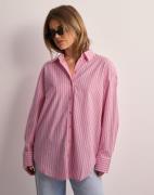 Vero Moda - Pink - Vmgili Ls Oversize Shirt Wvn Ga