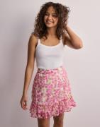 Vero Moda - Blomstret - Vmsmilla H/W Short Skirt Wvn Ga