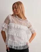 Malina - Hvid - Rachel Blouse