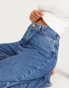 Only - Blå - Onlmarea Hw Loose Wide Dnm Cro