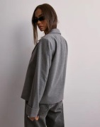 OBJECT - Grå - Objnicole L/S Wool Jacket Noos