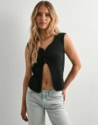 Pieces - Sort - Pctirade Sl Vest Bc