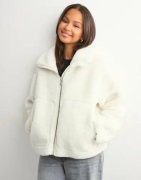 Only - Hvid - Onlaspen Life Teddy Jacket Otw