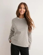 Pieces - Ternet/Stribet - Pcsadie Ls Top Noos