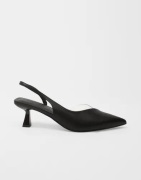 Nelly - Sort - Side Cut Slingback