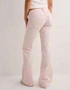 Nelly - Pink - Super Low Heart Pocket Bootcut Jeans