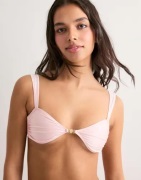 Nelly - Pink - Luxurious Curved Bikini Top