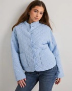Pieces - Blå - Pcrikke Quilted Jacket Noos