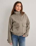 Nelly - Grøn - High Collar Jacket