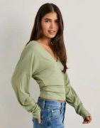 Nelly - Grøn - Soft Plunge LS Top