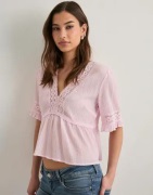 Nelly - Pink - Sweet Detail Blouse