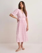 Pieces - Pink - Pctala Ss Midi Dress Noos Bc