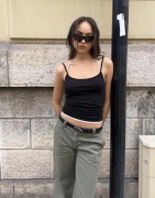 Nelly - Sort - Contrast Layer Singlet