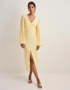 Nelly - Gul - Smock Detail dress