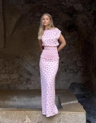 Nelly - Mønstret - Cute Sheer Maxi Skirt