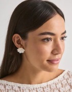 Pieces - Hvid - Pcbetin Earrings 2-Pack