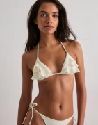 Nelly - Hvid - Flounce Bikini Triangle