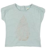 Small Rags T-shirt - Lys BlÃ¥ m. Glitter