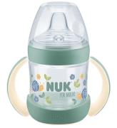 Nuk Drikkekop m. HÃ¥ndtag og Tud - 150 ml - For Nature - GrÃ¸n