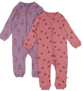 Pippi Baby Heldragt - Natdragt - 2-pak - Dusty Rose