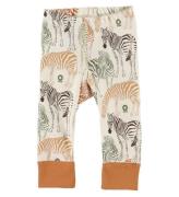 Katvig Leggings - Hvid m. Zebra